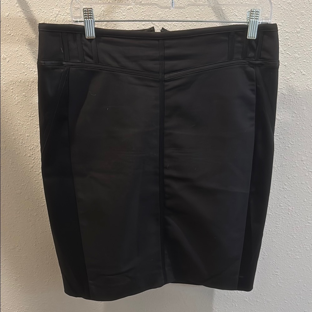 Cache Black Pencil Skirt Knee-Length Work Style